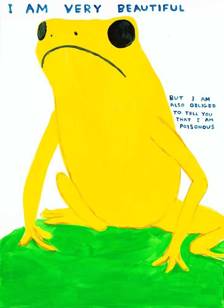 David Shrigley, ‘I Am Very Beautiful’, 2025, Print, 25 Colour Screenprint with Varnish Overlay on Somerset Tub Sized 410gsm Paper, Jealous Gallery, Numbered