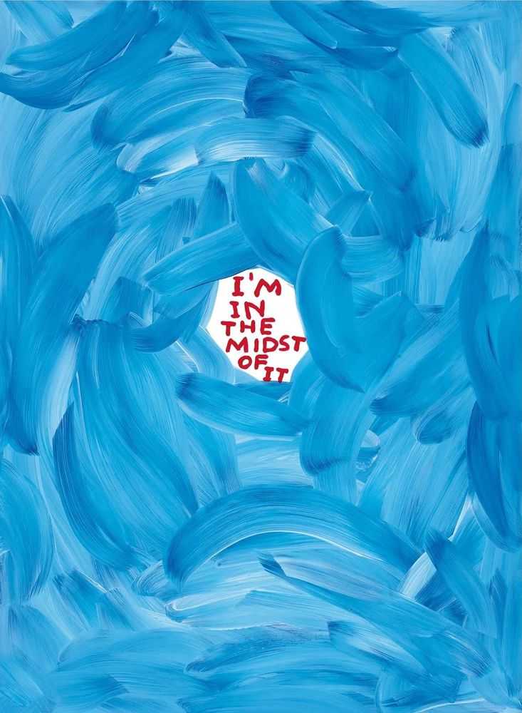 David Shrigley, ‘I'm In the Midst of It’, 2022, Print, Off-set lithography printed on 200g Arctic Volume, Shrig Shop, 