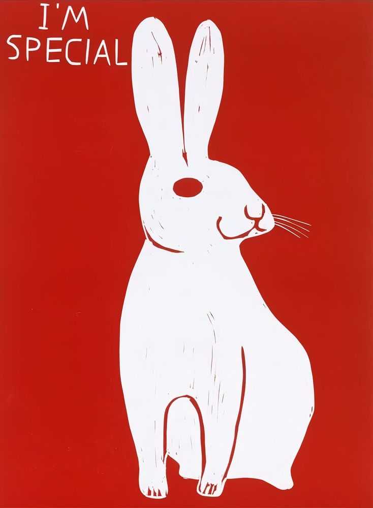 David Shrigley, ‘I'm Special’, 2017, Print, Linocut on wove paper, Schaefer Grafik, Numbered, Dated