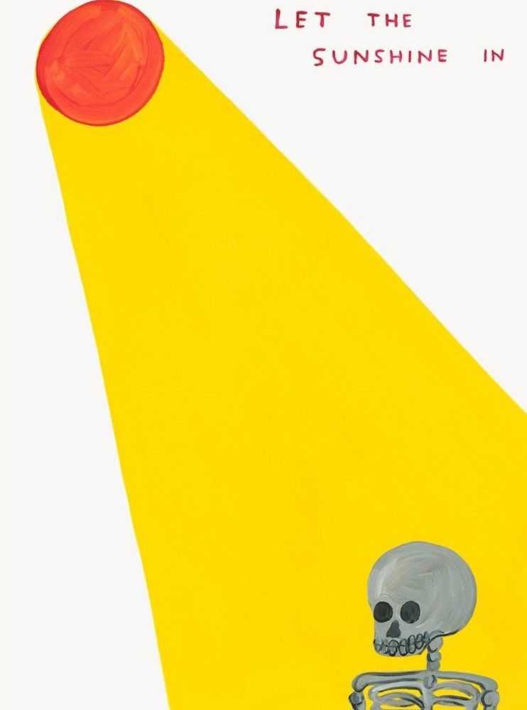 David Shrigley, ‘Let The Sunshine In’, 2025, Print, 22 Colour Screenprint with Varnish Overlay on Somerset Tub Sized, null, 