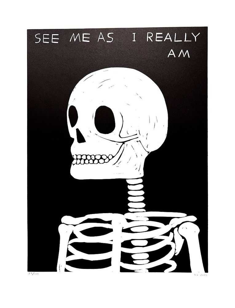 David Shrigley, ‘See Me as I Really Am’, 2022, Print, Linocut on Somerset 300g, Schaefer Grafik, Numbered, Dated