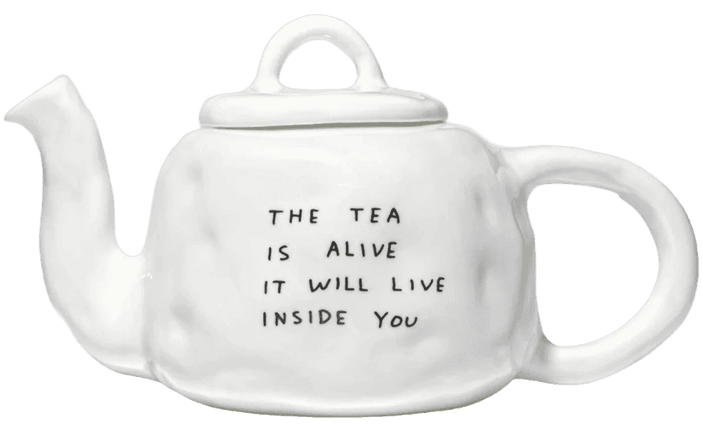 David Shrigley, ‘The Tea Is Alive Teapot Sculpture’, 2022, Sculpture, A handmade in England fine bone china teapot sculpture., null, 