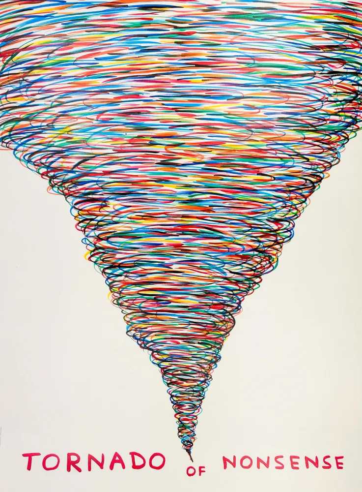 David Shrigley, ‘Tornado of Nonsense’, 2022, Print, Offset Lithograph on 200gsm matte Arctic Volume fine art paper., null, 