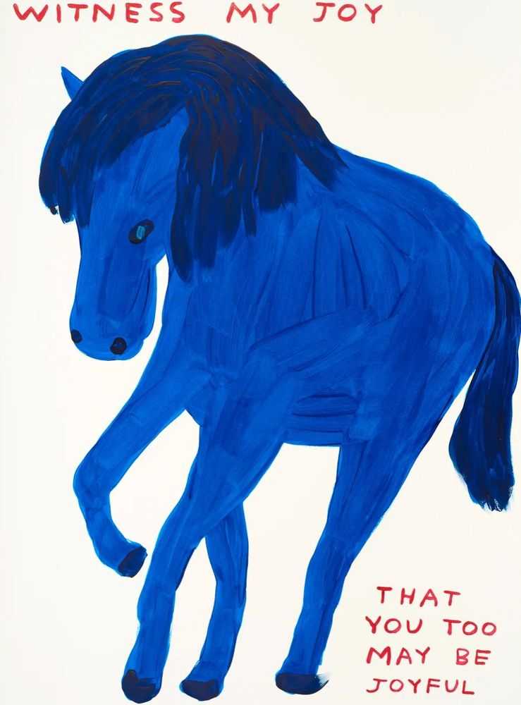 David Shrigley, ‘Witness my Joy’, 08-12-2022, Print, 16 colour screenprint with a two varnish overlay, Nicolai Wallner, Numbered