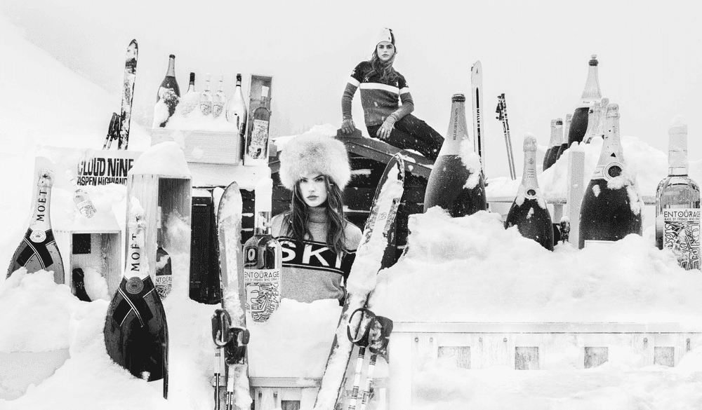 David Yarrow, ‘Alessandra Ambrosio in Cloud Nine, Aspen’, 2022, Print, Archival Pigment Print, null, 