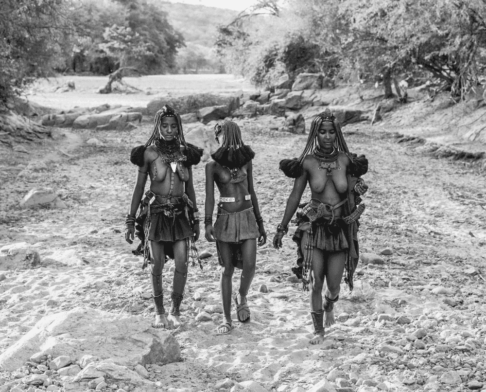 David Yarrow, ‘Himba Girls’, 2015, Print, Archival Pigment Print, null, 