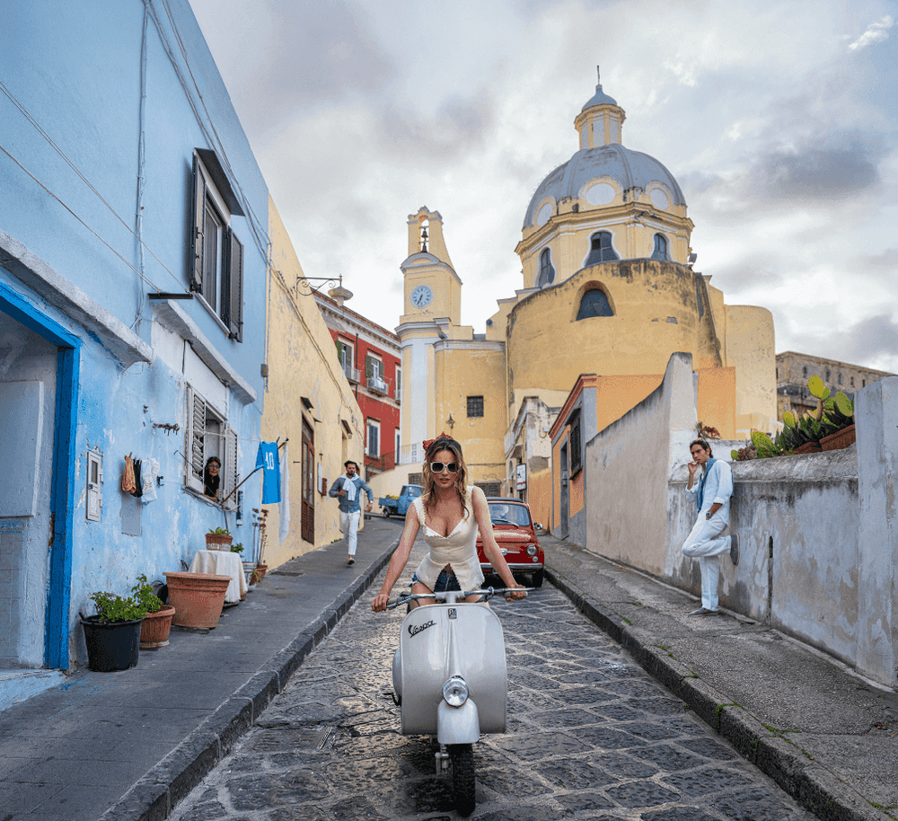 David Yarrow, ‘Procida Scooter (Colour)’, 2025, Print, Archival Pigment Print, null, 