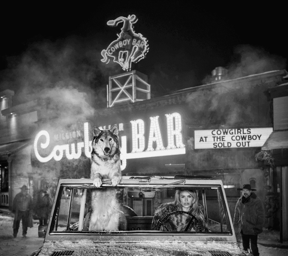 David Yarrow, ‘The Million Dollar Cowboy Bar’, 2025, Print, Archival Pigment Print, Museum Glass, null, Numbered