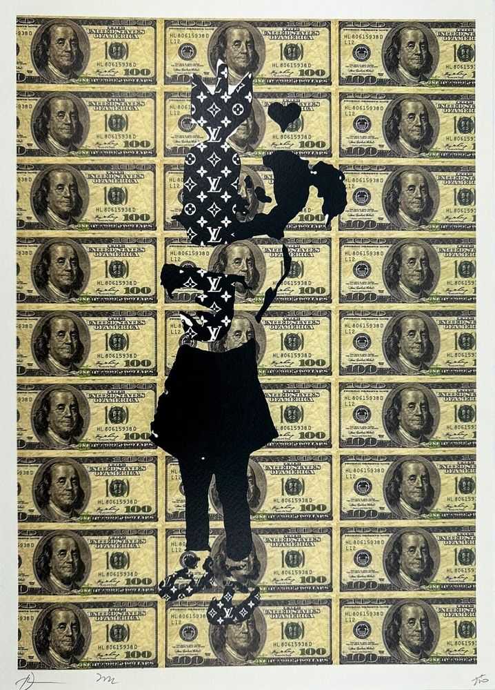 Death NYC, ‘Bomb Hugger Millionaire’, 2020, Print, Archival print on textured fine art watercolor paper., null, Numbered, Dated