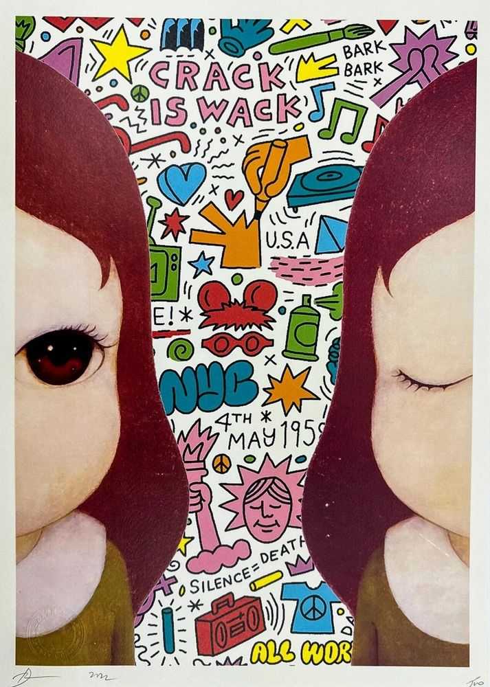 Death NYC, ‘Crack is Wack Yoshitomo’, 2020, Print, Archival print on textured fine art watercolor paper., null, Numbered, Dated