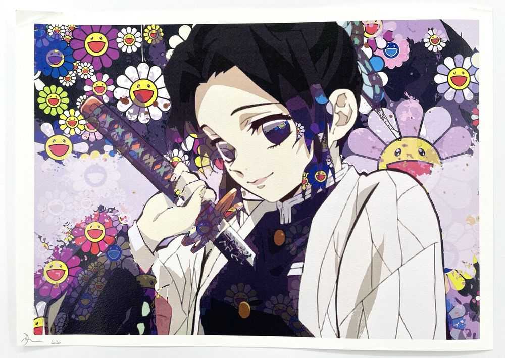Death NYC, ‘Lady Tamayo (Demon Slayer)’, 2020, Print, Textured fine art watercolour paper, null, Numbered, Dated