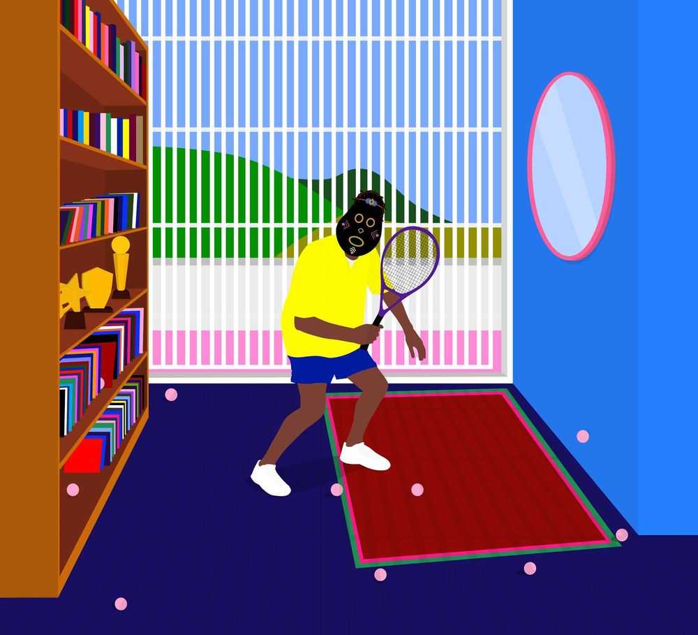 Dennis Osadebe, ‘Exercise Indoor’, 2020, Print, Full bleed pigment print on Archival cotton rag signa 300gsm paper with matte finish, GR Gallery, Numbered