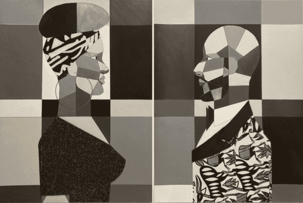 Derrick Adams, ‘Woman And Man In Grayscale (Set)’, 15-03-2017, Print, Pigment print on Hahnemuhle Museum Etching 350gsm, Brooklyn Museum, Numbered