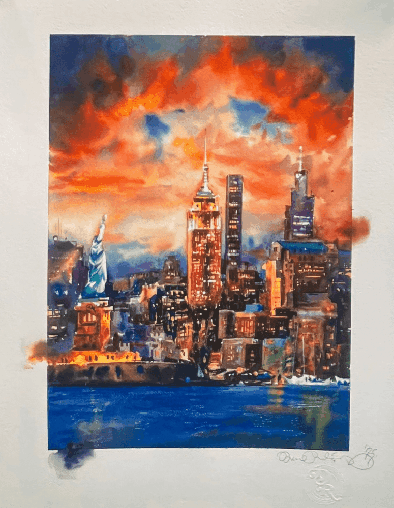 Devon Rodriguez, ‘New York City Dreams’, 2025, Print, Archival 21ml. 310g/m Watercolor paper 100% Cotton., Self-released, 