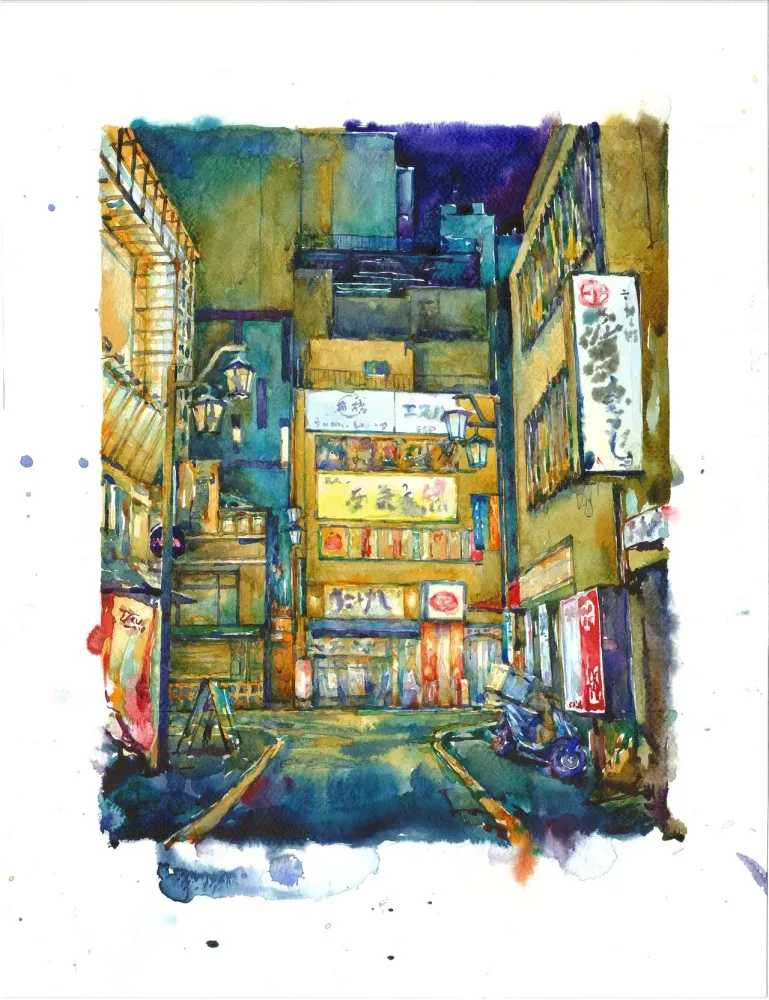 Devon Rodriguez, ‘Odenya Takeshi’, 2024, Print, Watercolour print on archival 21ml. 340g/m paper, Self Released, Numbered
