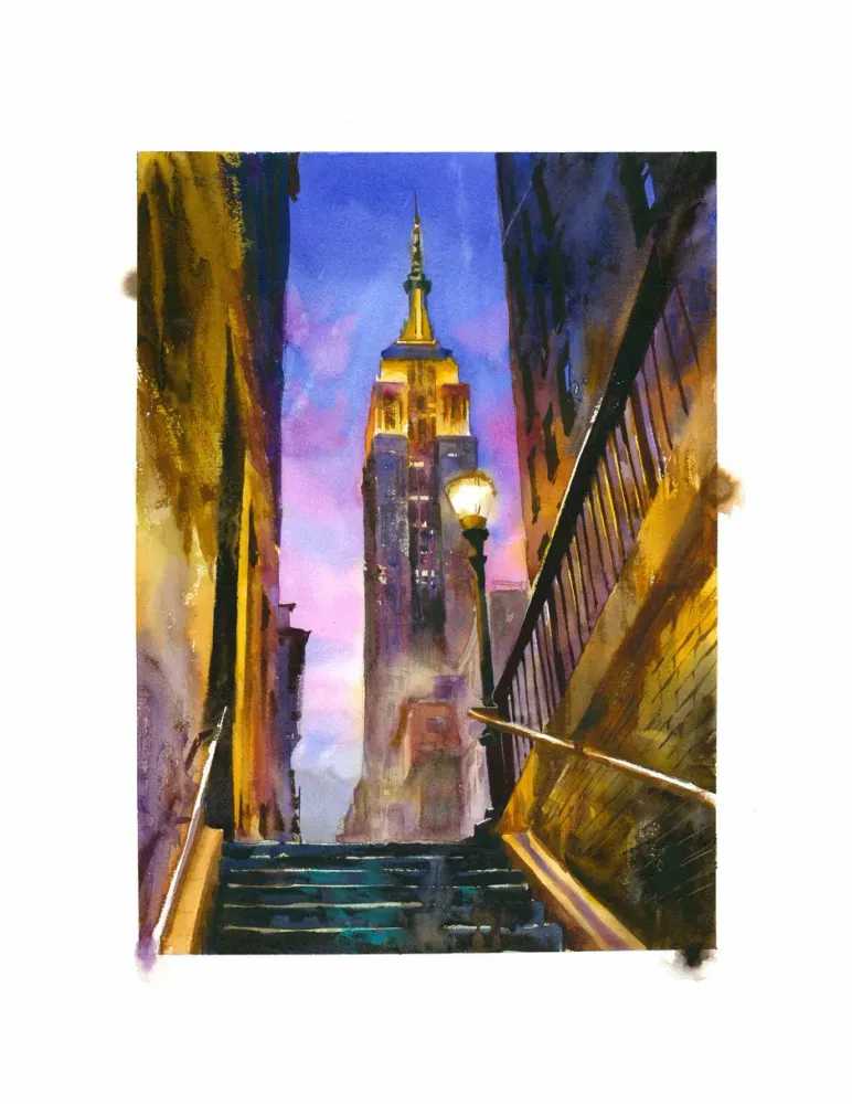 Devon Rodriguez, ‘The Glow of New York’, 2026, Print, Archival 21ml. 310g/m, null, 