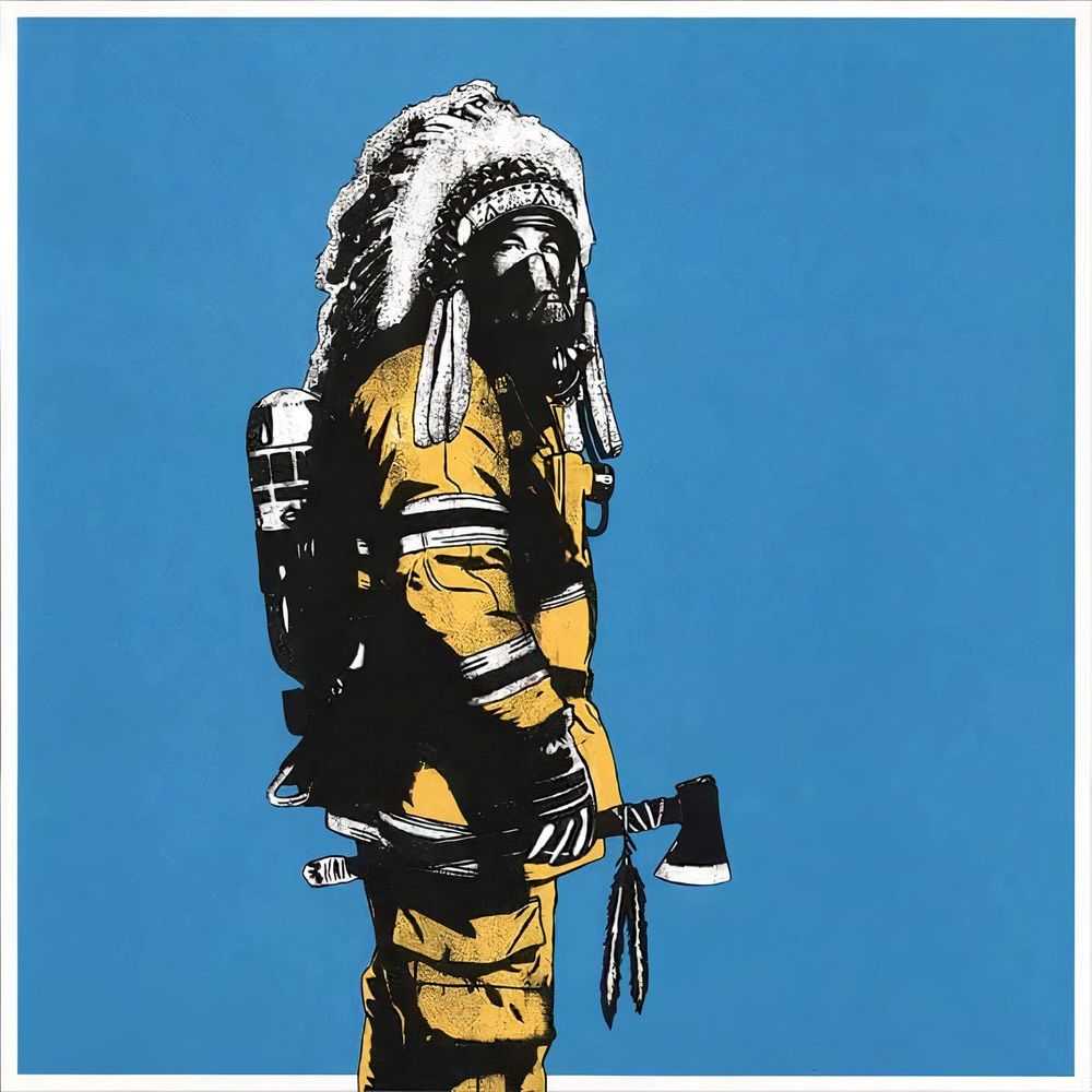 Dolk, ‘Chief’, 12-05-2015, Print, 3 color screenprint, Handmadeposters, Numbered