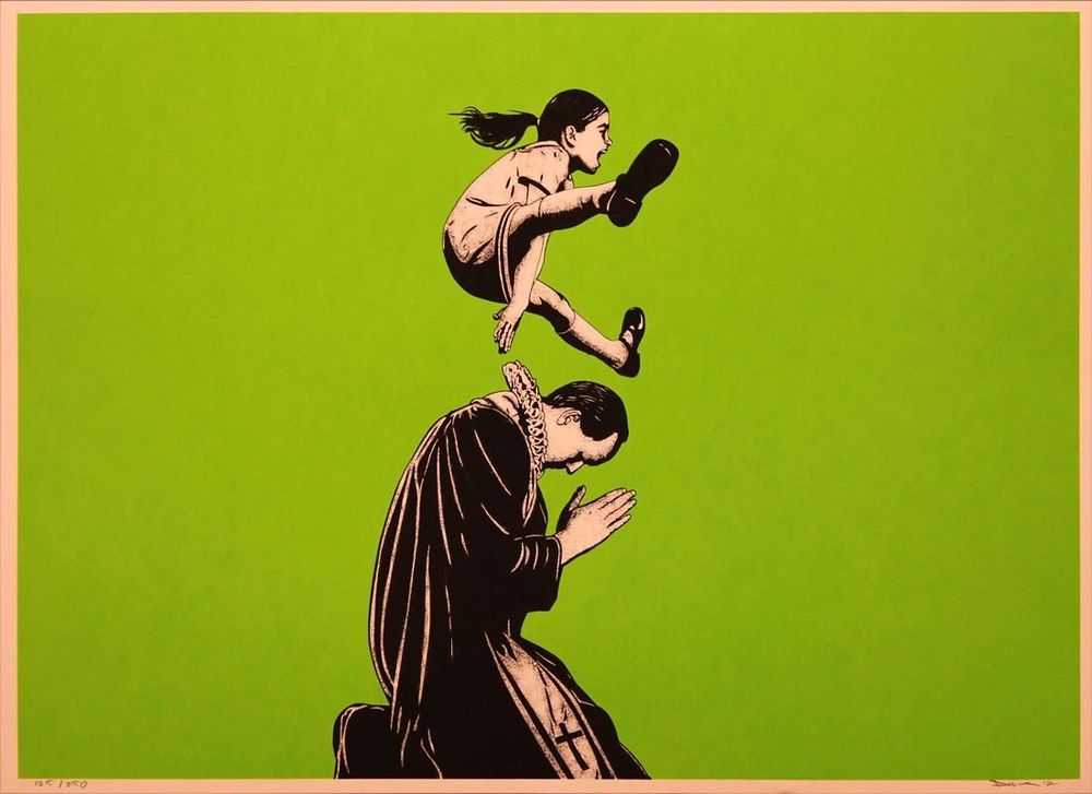 Dolk, ‘Leap’, 16-10-2012, Print, Screenprint, Handmadeposters, Numbered