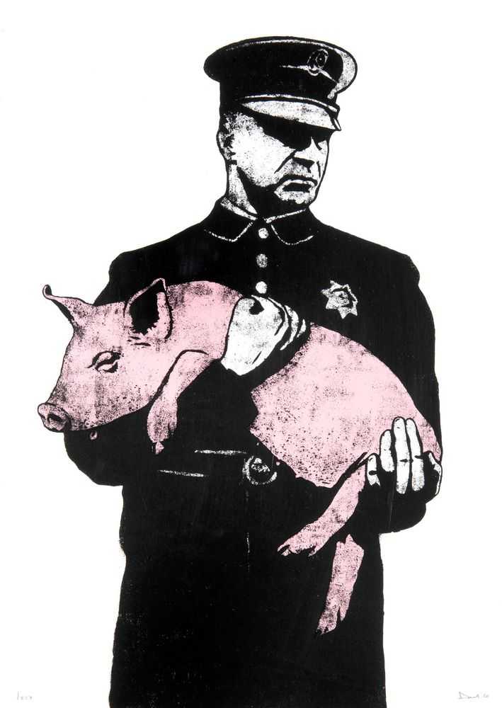 Dolk, ‘Pig’, 01-12-2010, Print, Screenprint, Handmadeposters, Numbered