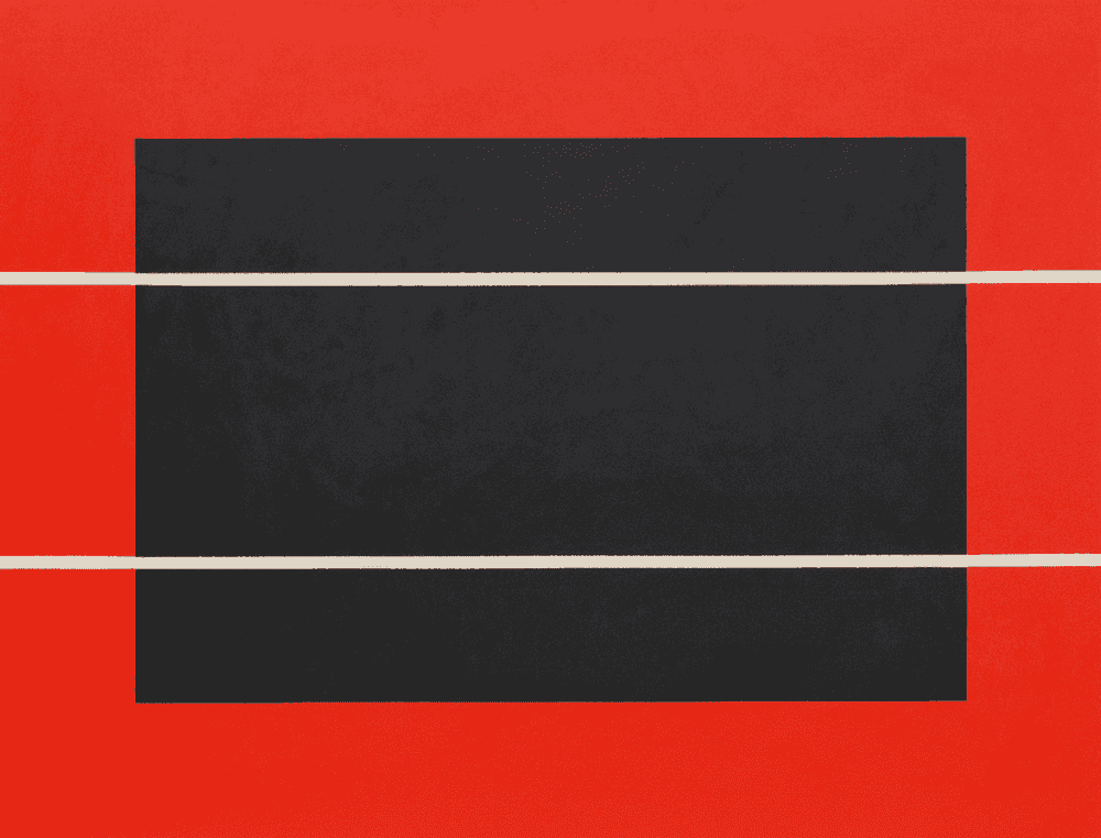 Donald Judd, ‘Untitled (S. 231) - Black Red’, 1994, Print, Tosa Hanga laid Japan paper, Brooke Alexander Editions, Numbered