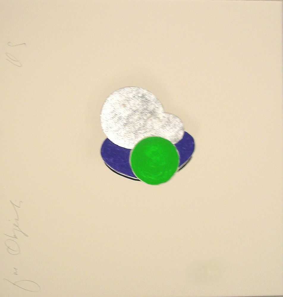 Donald Sultan, ‘5 Objects, Sept 18’, 1999, Print, 12-color silkscreens with 22k goldleaf, null, Numbered, Dated