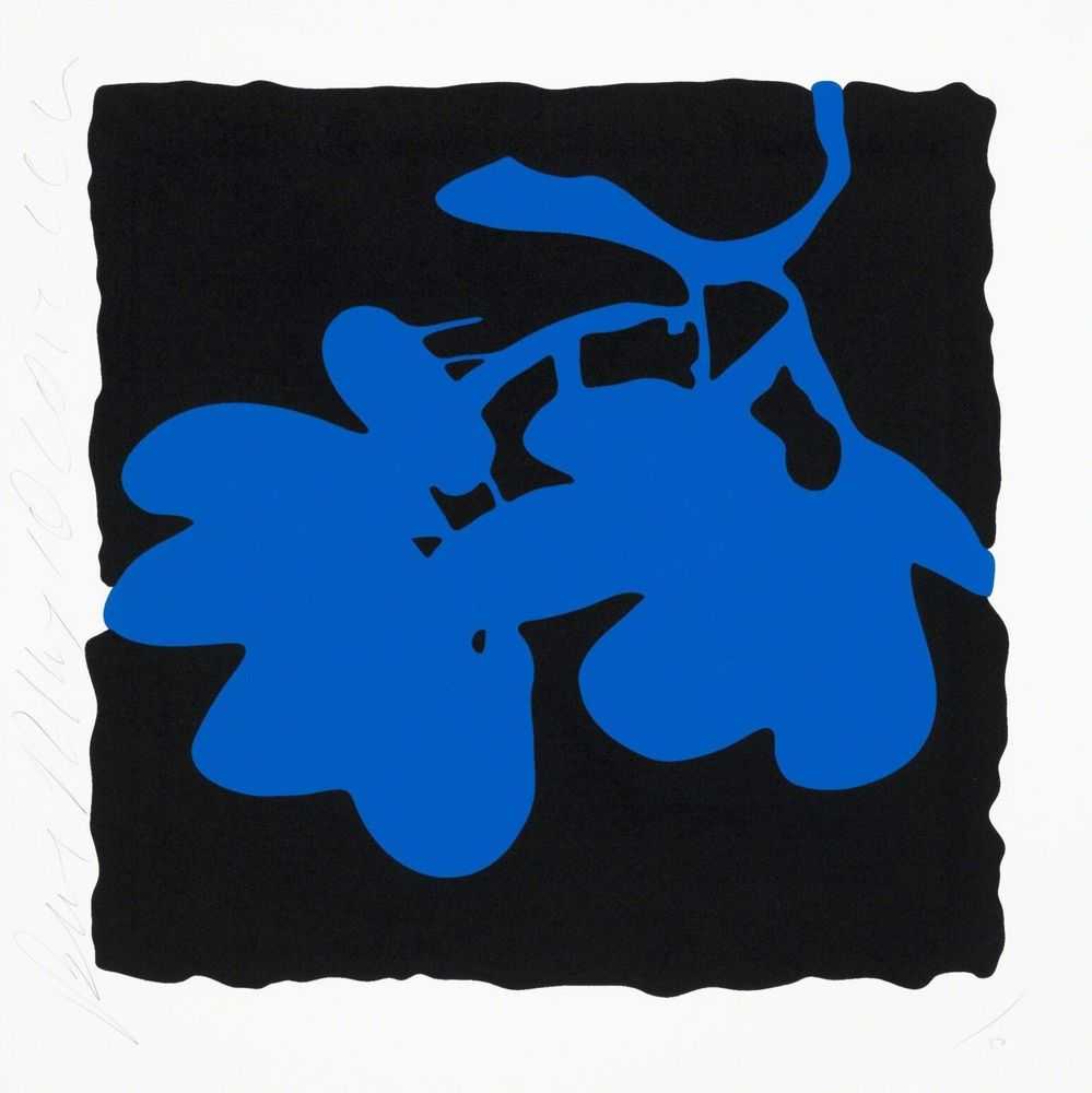 Donald Sultan, ‘Blue, May 10, 2012’, 2012, Print, Color silkscreen with enamel inks and flocking on rising, 2-ply museum board, null, Numbered