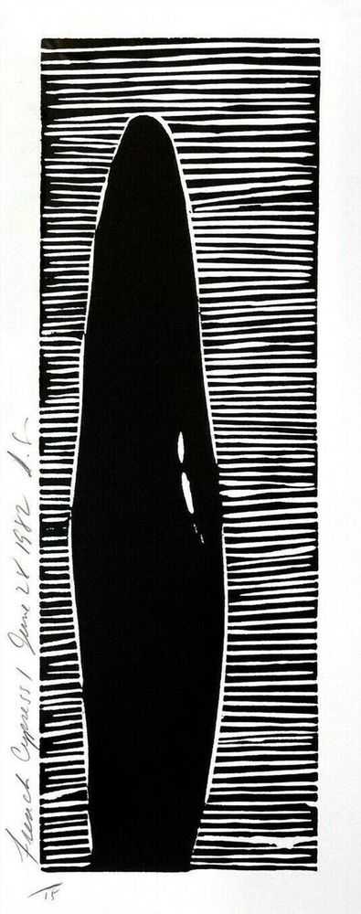 Donald Sultan, ‘French Cypress 1’, 1982, Print, Aquatint, null, Numbered, Dated