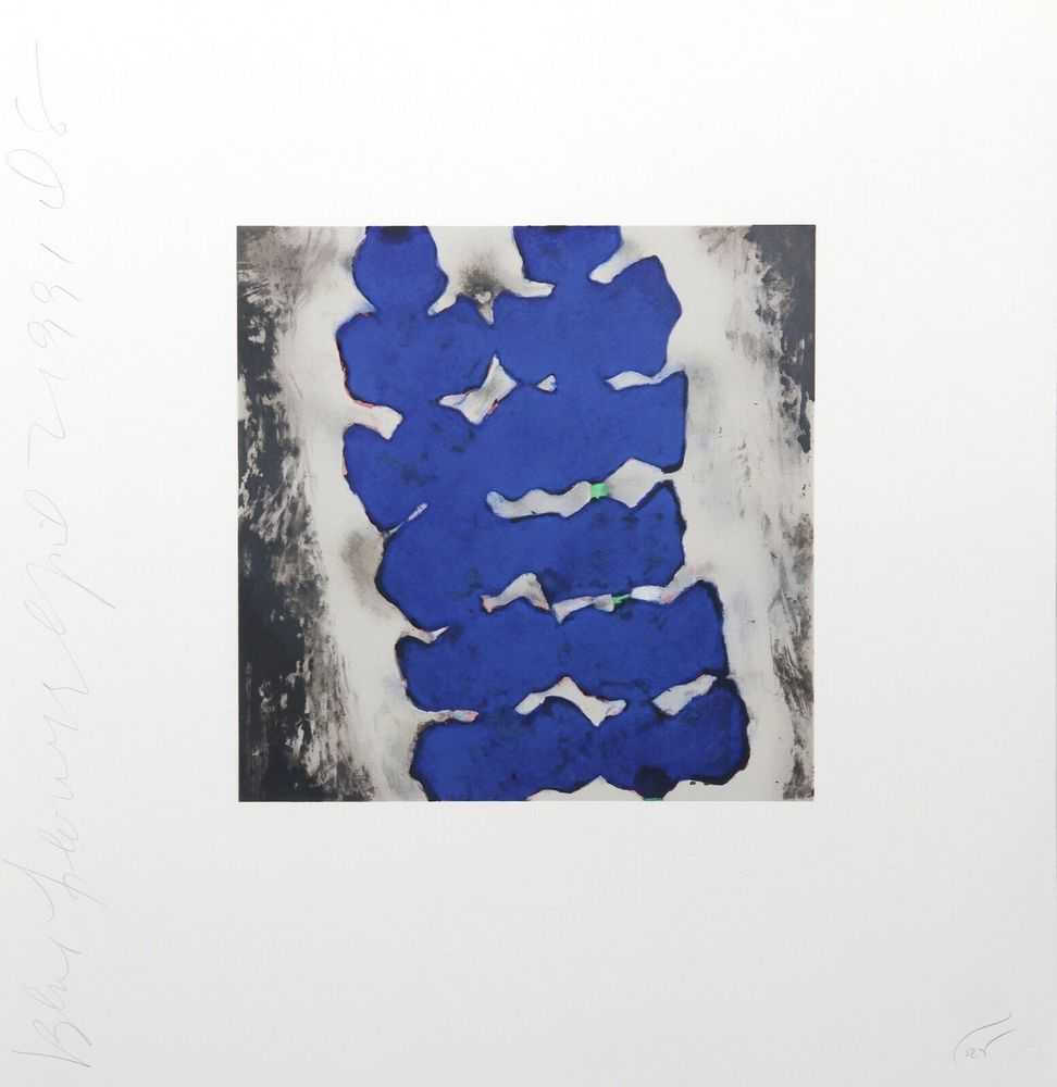 Donald Sultan, ‘Hollyhocks’, 1991, Print, Silkscreen, null, Numbered, Dated
