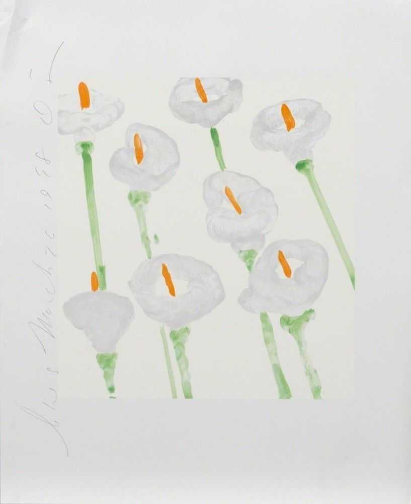 Donald Sultan, ‘Lilies’, 1998, Print, Silkscreen, null, Numbered, Dated