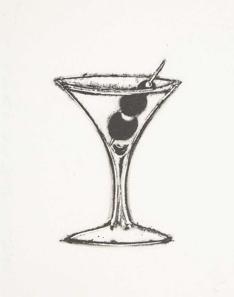 Donald Sultan, ‘Martini’, 1996, Print, Lithograph, null, Numbered, Dated