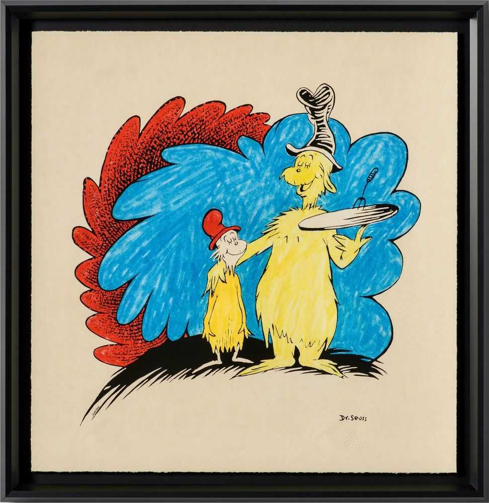 Dr. Seuss, ‘Green Eggs and Ham - 60th Anniversary’, 2023, Print, Fine Art Print, Castle Fine Art, Numbered, Framed