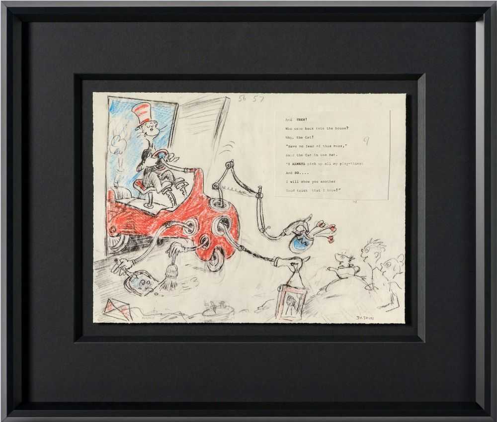 Dr. Seuss, ‘I Always Pick Up All My Play-Things’, 2023, Print, Fine Art Print, Castle Fine Art, Numbered, Framed