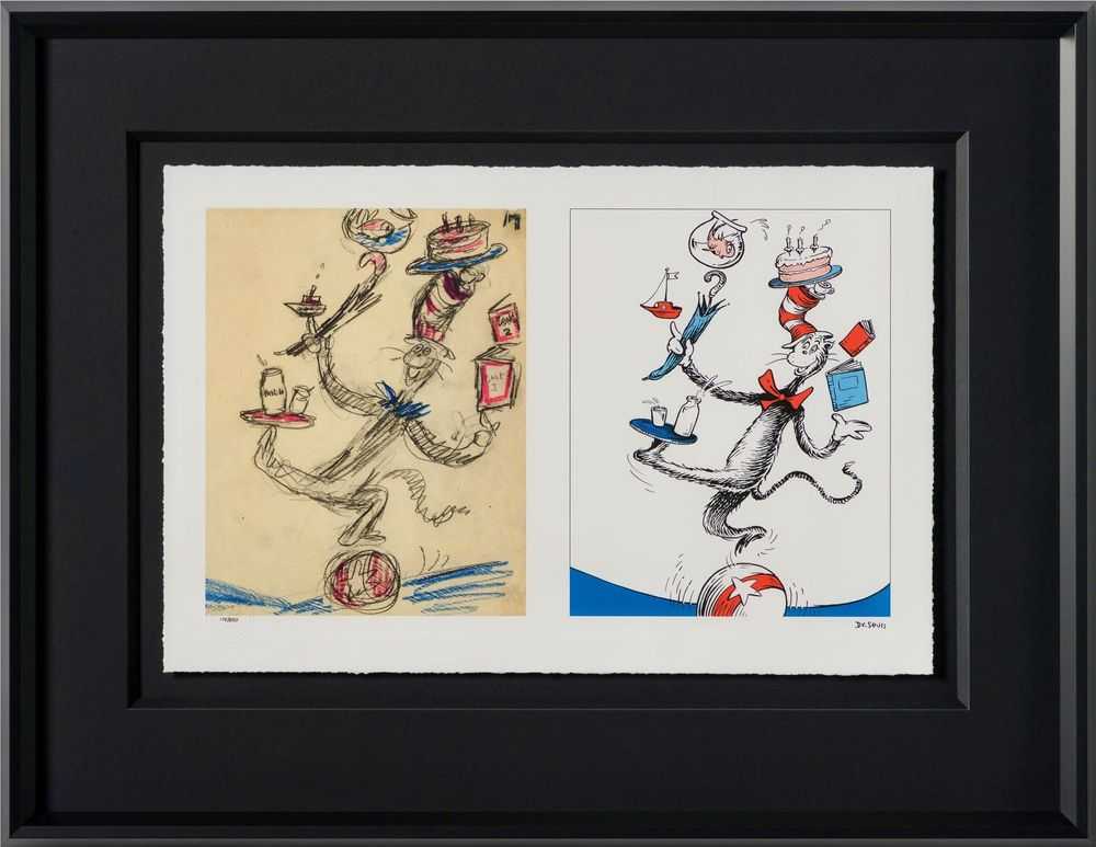 Dr. Seuss, ‘Look at Me! Look at Me Now! – Diptych’, 2023, Print, Fine Art Print, Castle Fine Art, Numbered, Framed