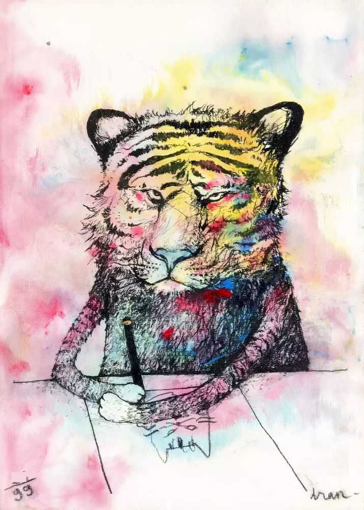 Dran, ‘Fauvisme’, 2019, Print, Hand embellished screen print in colours on paper, Self-released, Numbered, Handfinished