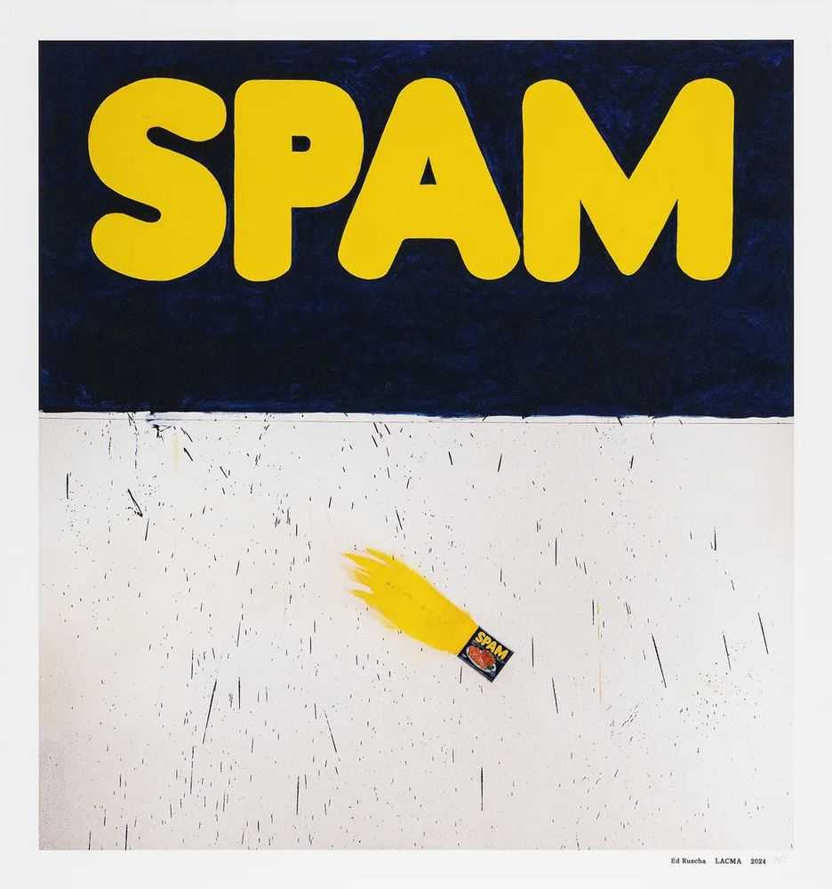 Ed Ruscha, ‘Actual Size’, 2024, Print, UV pigment print with yellow silkscreen details and a matte varnish seal, printed on 410gsm Somerset Tub Sized Radiant White paper, Avant Arte, Numbered