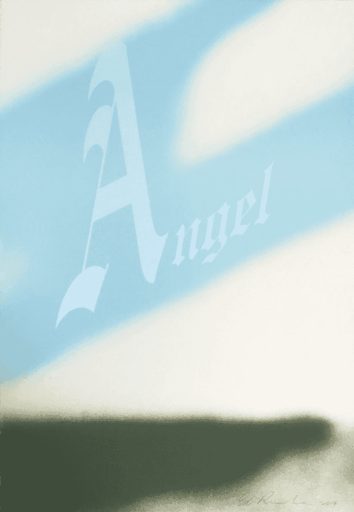 Ed Ruscha, ‘Angel’, 2014, Print, Colour lithograph, Hamilton Press Gallery, Numbered, Dated