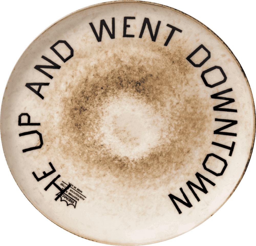 Ed Ruscha, ‘Artist Plate Project 2020 (Ed Ruscha)’, 2020, Collectible, Fine bone china, Artware Editions, 
