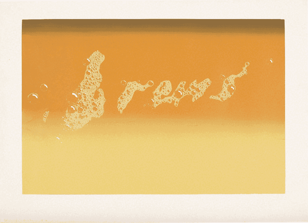 Ed Ruscha, ‘Brews’, 1970, Print, Screenprint in colours, on wove paper, with full margins, null, Numbered, Dated