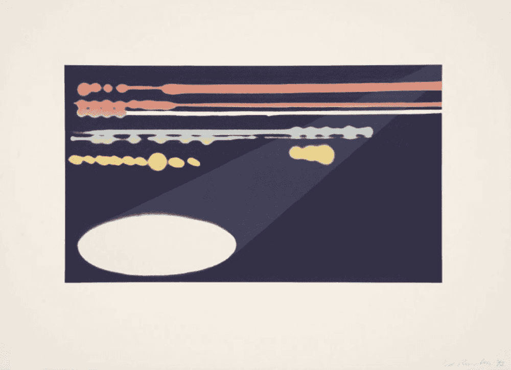Ed Ruscha, ‘City Spot’, 1992, Print, Colour lithograph on Lana Royal Paper, International Art Centre, Numbered