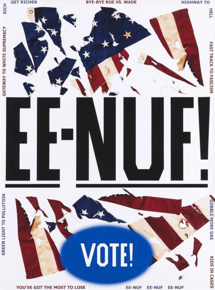 Ed Ruscha, ‘EE NUF! (Signed Poster)’, 2020, Print, Offset poster, Enough of Trump, 