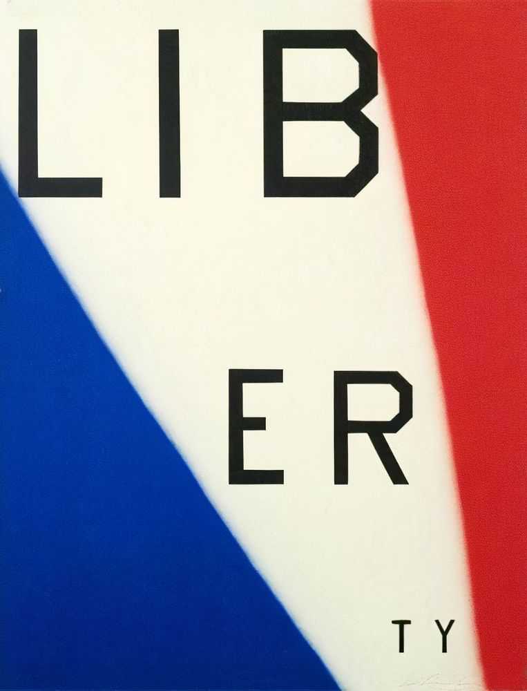 Ed Ruscha, ‘Liberty’, 2011, Print, Lithograph and screenprint in colours on wove paper, Gemini G.E.L., Numbered