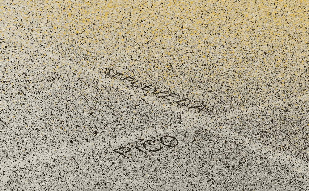 Ed Ruscha, ‘Pico and Sepulveda’, 2001, Print, Screenprint in colors, on Rives BFK paper, the full sheet, null, Numbered, Dated