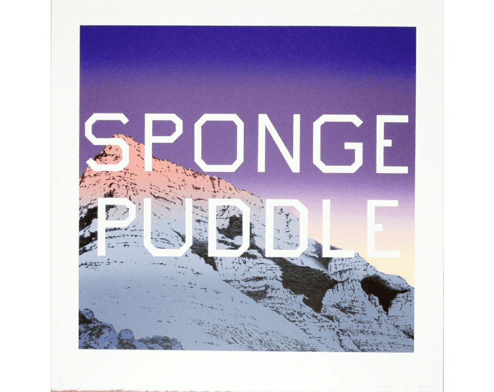 Ed Ruscha, ‘Sponge Puddle’, 2015, Print, Lithograph in colours, on Rives BFK paper, Tate, Numbered, Dated