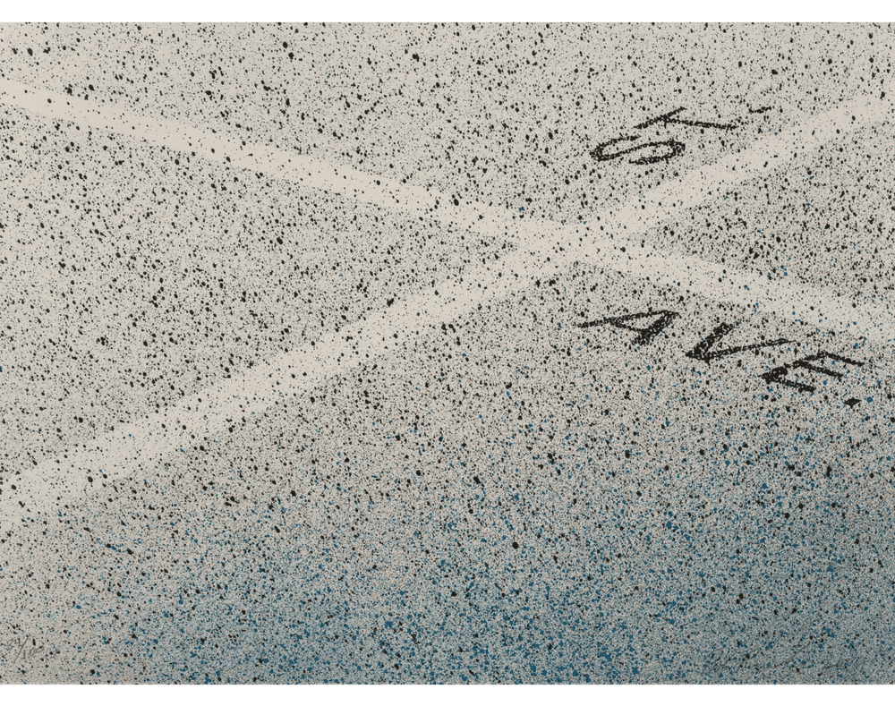 Ed Ruscha, ‘Street Meets Avenue’, 2000, Print, Lithograph on Rives BFK paper, Eyestorm, Numbered, Dated