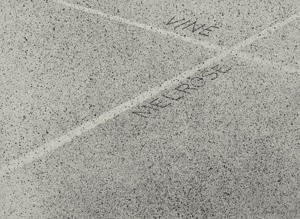 Ed Ruscha, ‘Vine - Melrose’, 1999, Print, Two-color Lithograph on Rives, null, Numbered, Dated