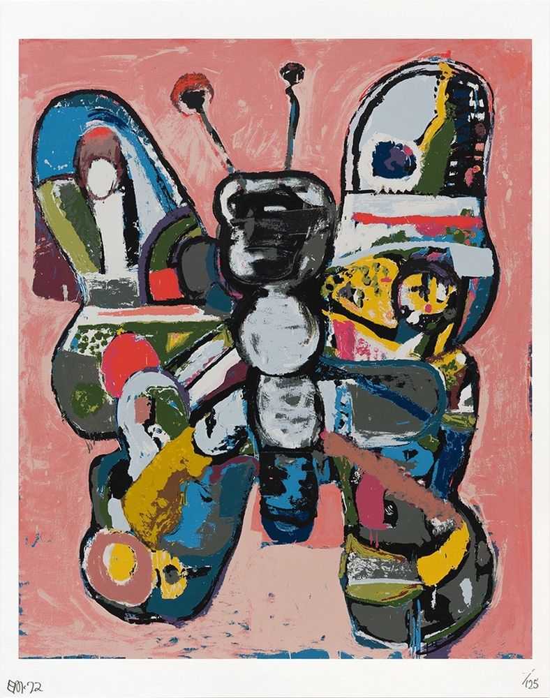 Eddie Martinez, ‘GPBF’, 22-09-2022, Print, 21 Colour Screenprint on Arches BFK White 300gsm, Counter Editions, Numbered, Dated