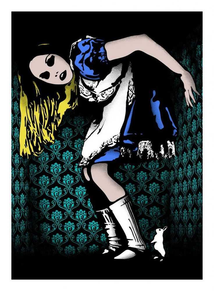 Eelus, ‘Alice’, 28-06-2011, Print, Screenprint, Dark Hall Mansion, Numbered