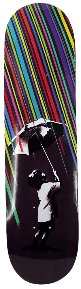 Eelus, ‘Not Everything is so Black and White (Skateboard)’, 2021, Collectible, Archival pigment print transfer on Cold-Pressed Steep Natural skate deck, Self-released, Numbered
