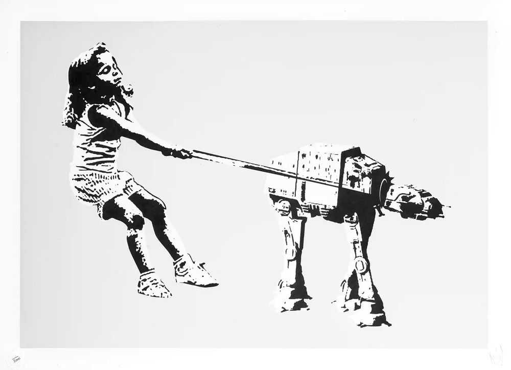 Eelus, ‘Shat At (Grey)’, 21-02-2006, Print, Screenprint, Pictures on Walls, Numbered