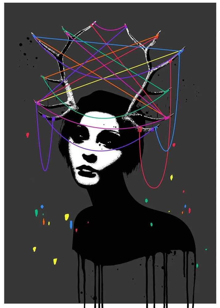 Eelus, ‘The Taming Of A Wild Mind’, 01-07-2016, Print, 10 colour hand pulled screenprint, Self-released, Numbered